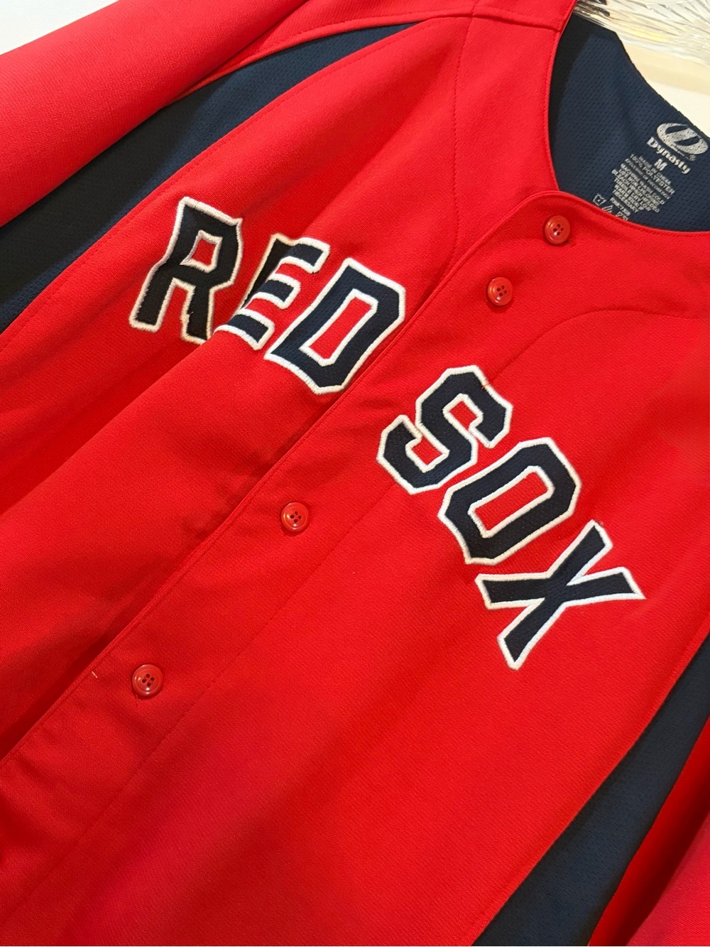 Dynasty Boston Red Sox Baseball Jersey Mens Size Medium - Picture 5 of 8